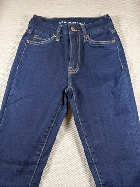 Aeropostale Dark Blue Curvy High-Rise Jeggings size “00” Reg